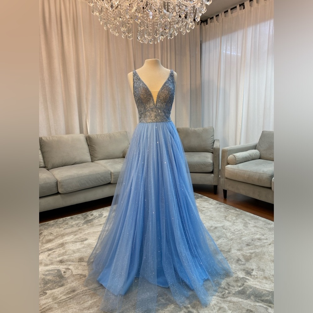 JVN Prom Dress. Size 12. Light Blue.